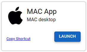 launch button for a desktop