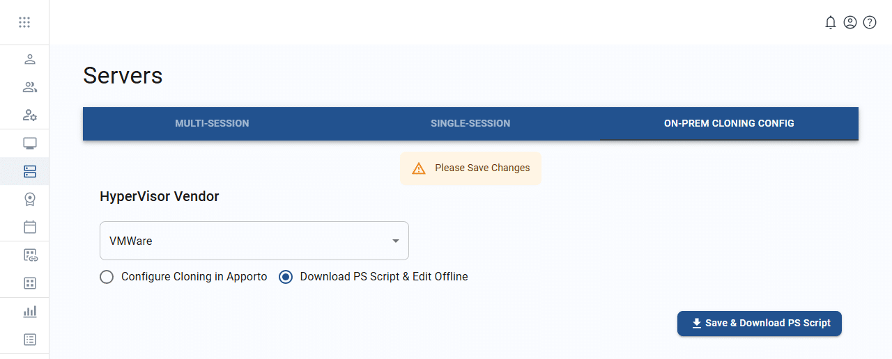 cloning method of downloading powershell script and editing offline