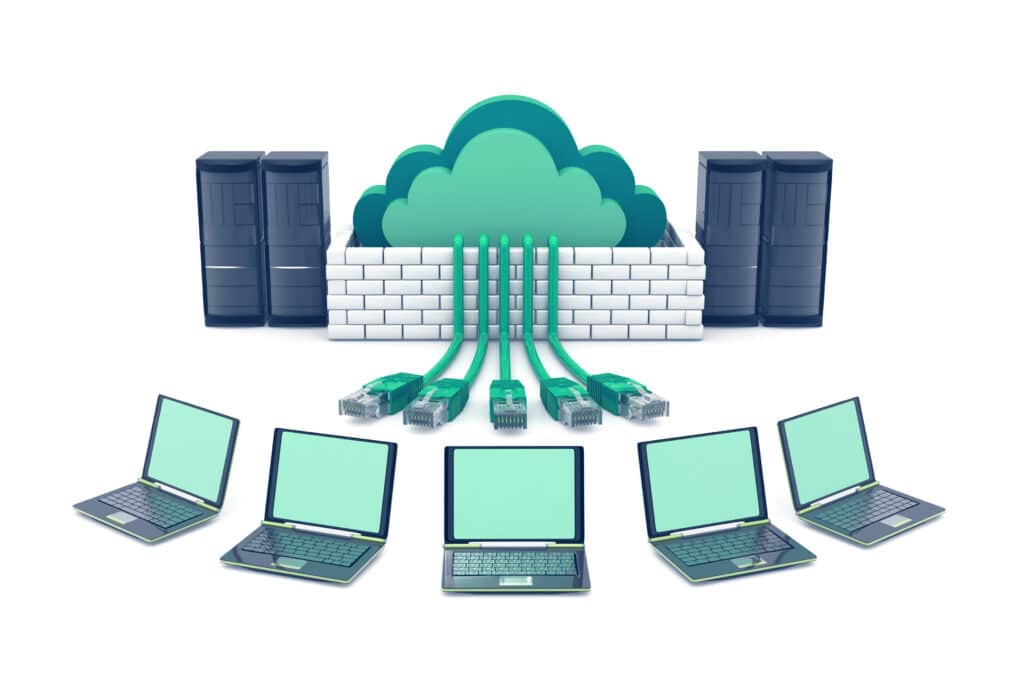 Virtual Desktop Infrastructure Illustration